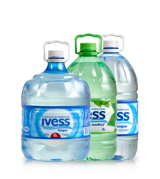 Bidón Agua IVESS descartable 6 litros.